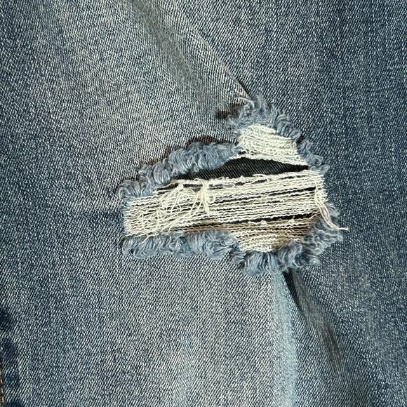 True Religion Jeans Womens Blue Carrie Low Rise Flare Stretch Made in USA 34x32 - Picture 8 of 13